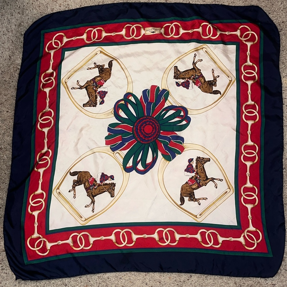 Longchamp Silk Scarf